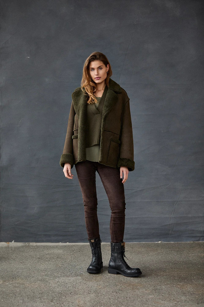 Suede Stretch Leggings