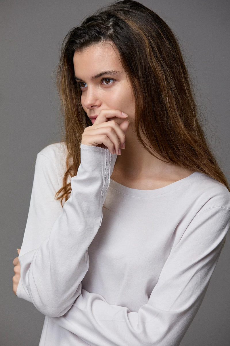 Cotton Rib L/S Tshirt