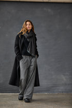 Wooly Herringbone Pants