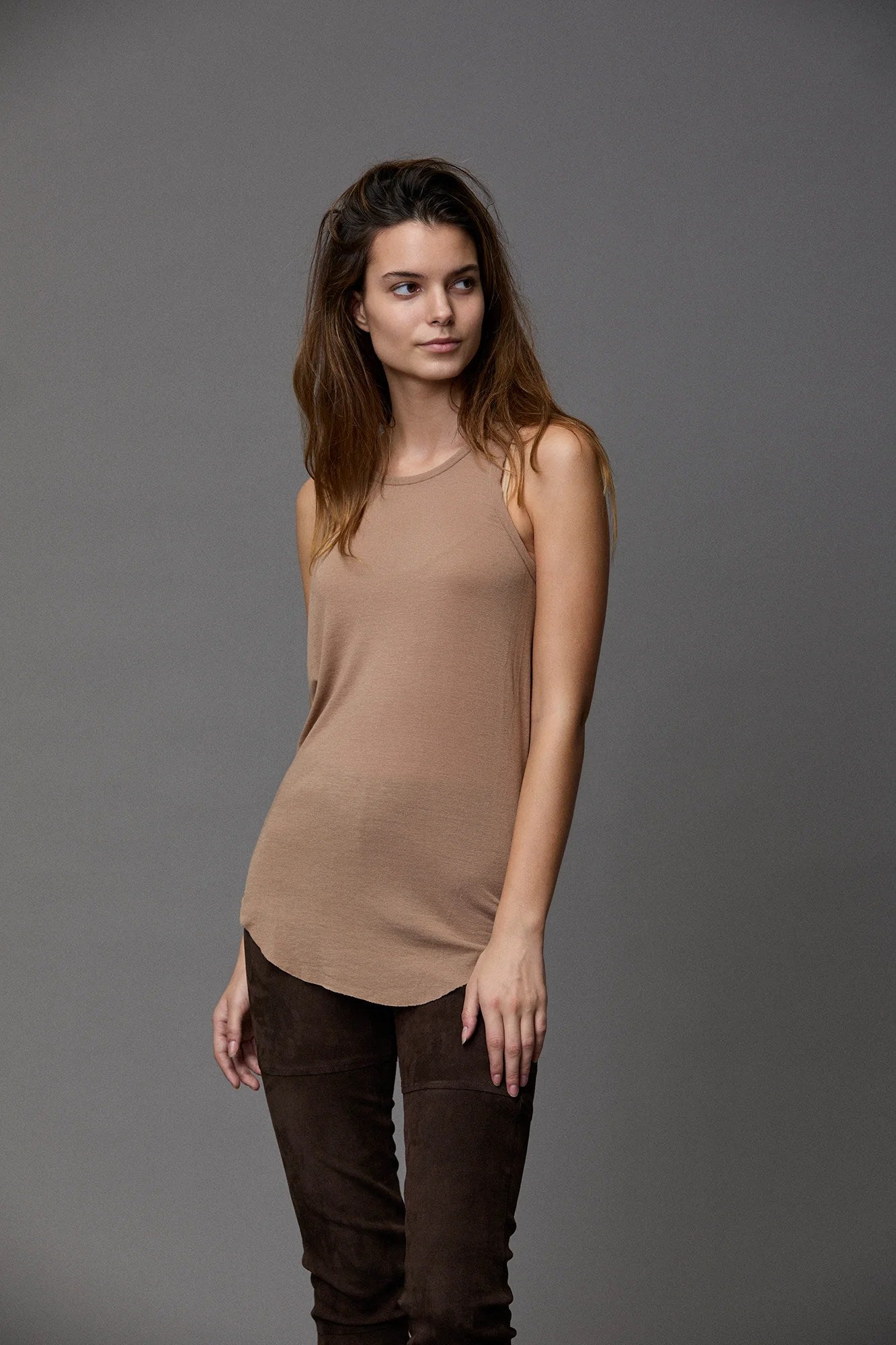 Cotton Cashmere Tank Top