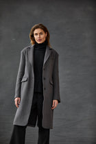 Wool Double Faced Classic Coat