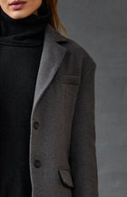 Wool Double Faced Classic Coat