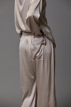 Silk Satin Flaired Pants