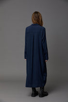 Silk Satin Frill Dress