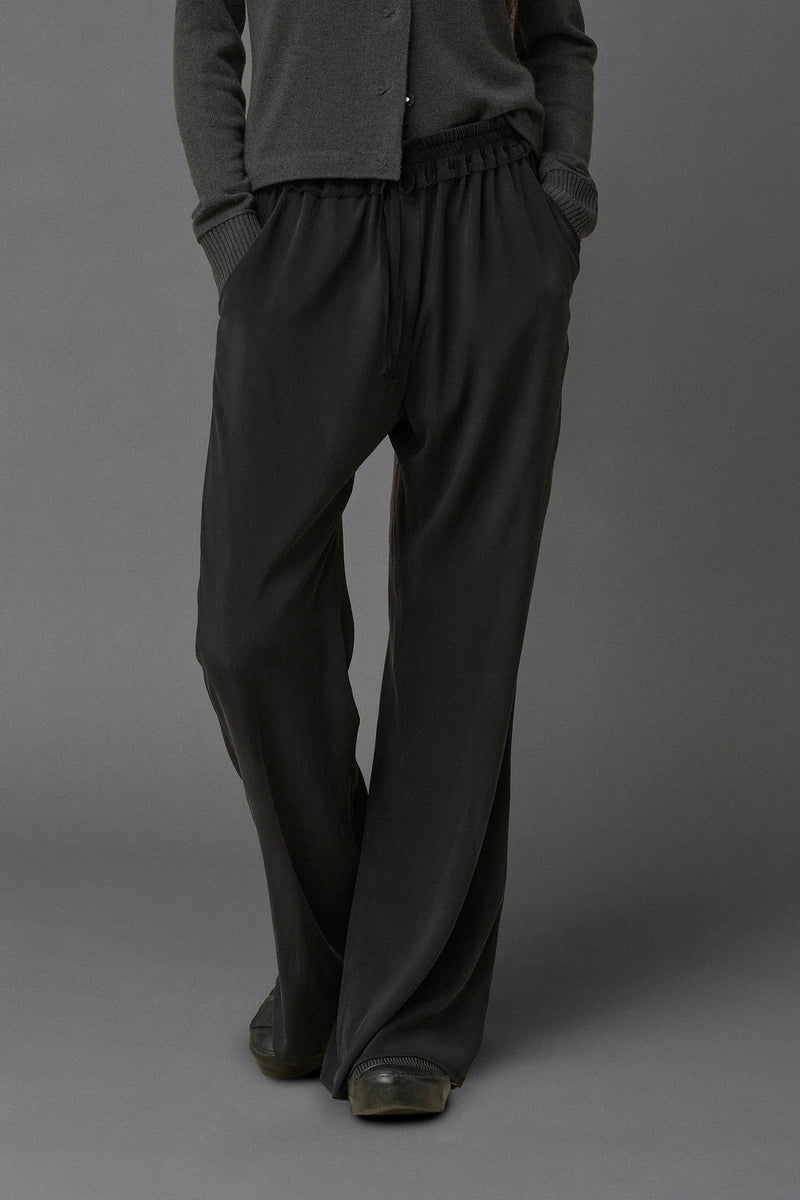 Silk Satin Flaired Pants
