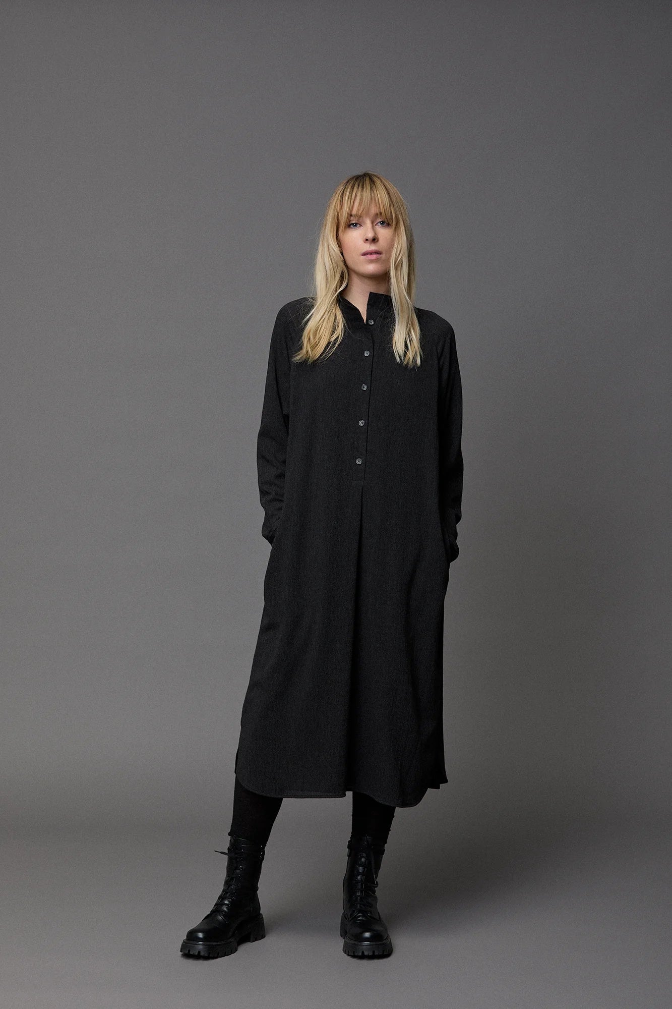 Light Herringbone Dress
