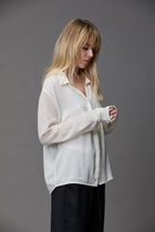 Silk Georgette PinTuck Shirt