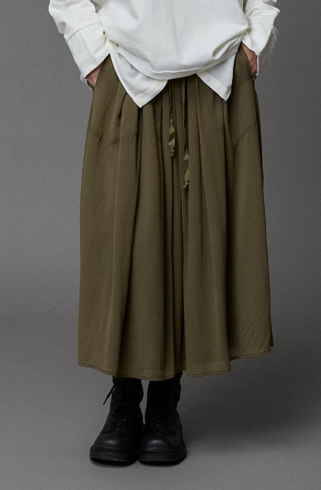 Silk Georgette Skirt