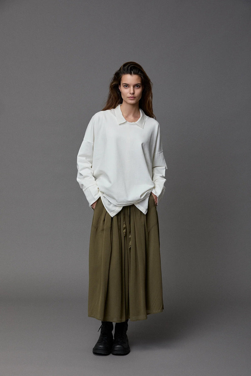 Silk Georgette Skirt