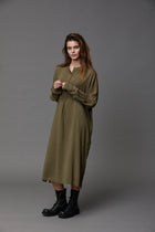 Silk Georgette PinTuck Dress