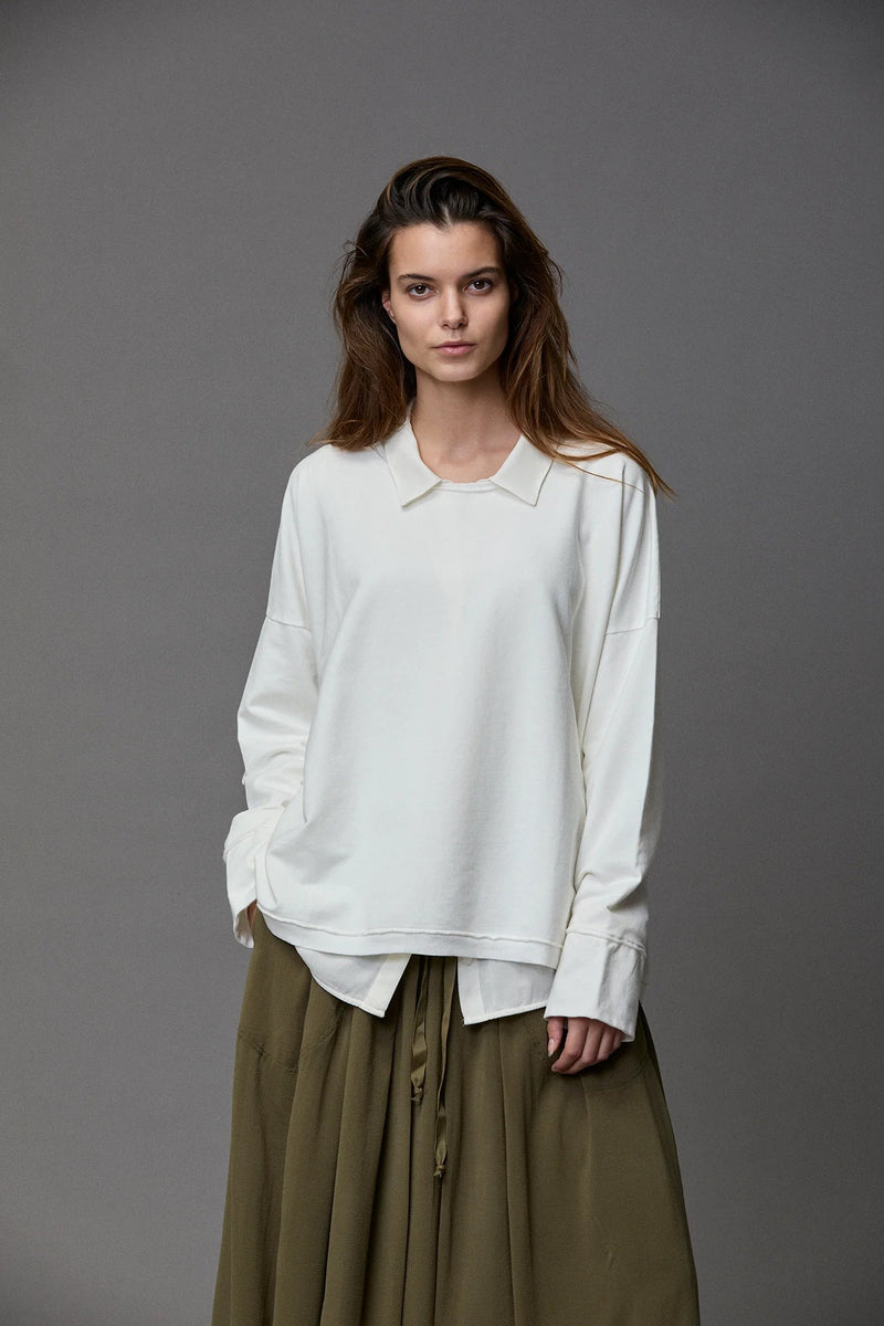 Luxury Soft Sweat Blouse