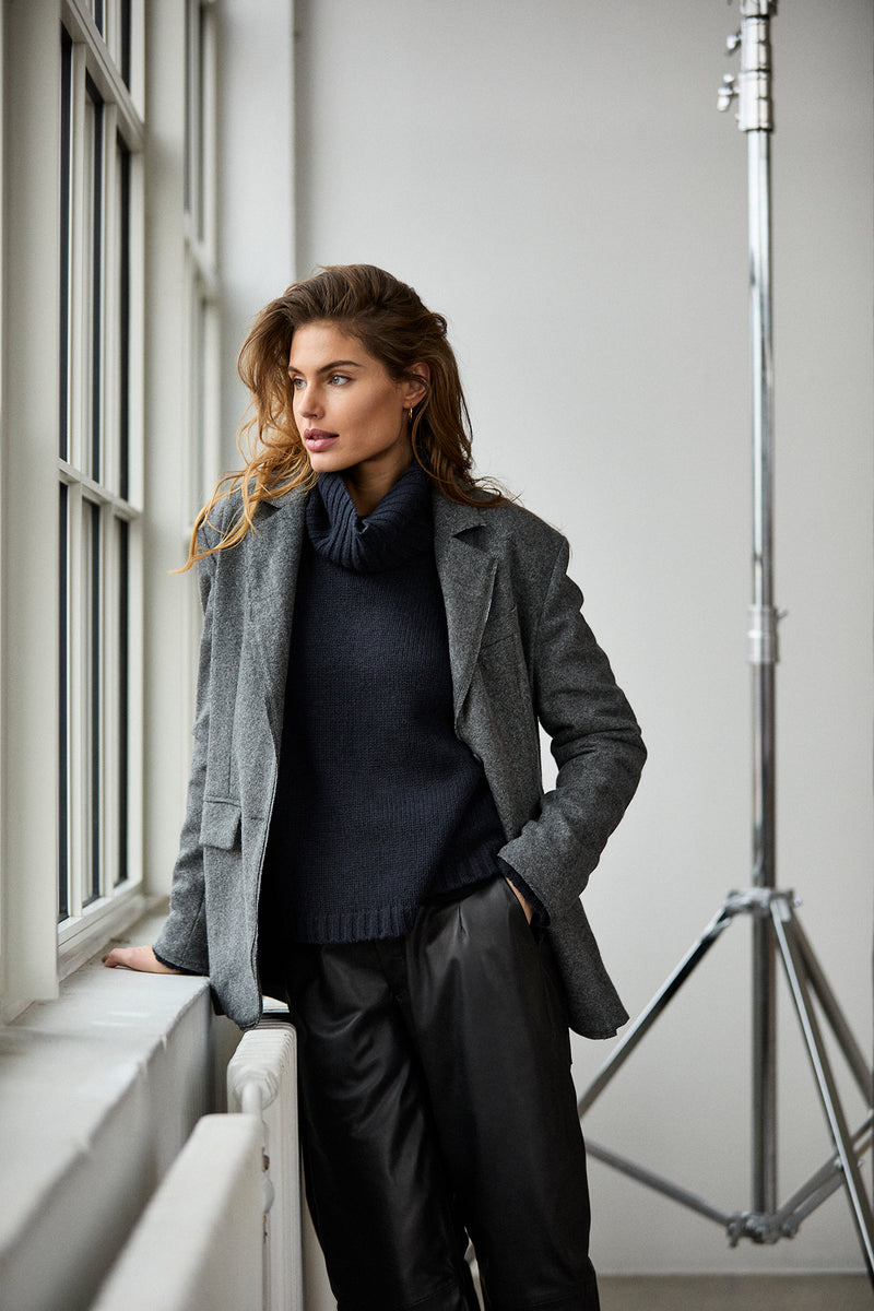 Cashmere Bat Sleeve Sweater