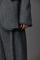 Wooly Herringbone Pants
