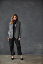 Wooly Herringbone Blazer