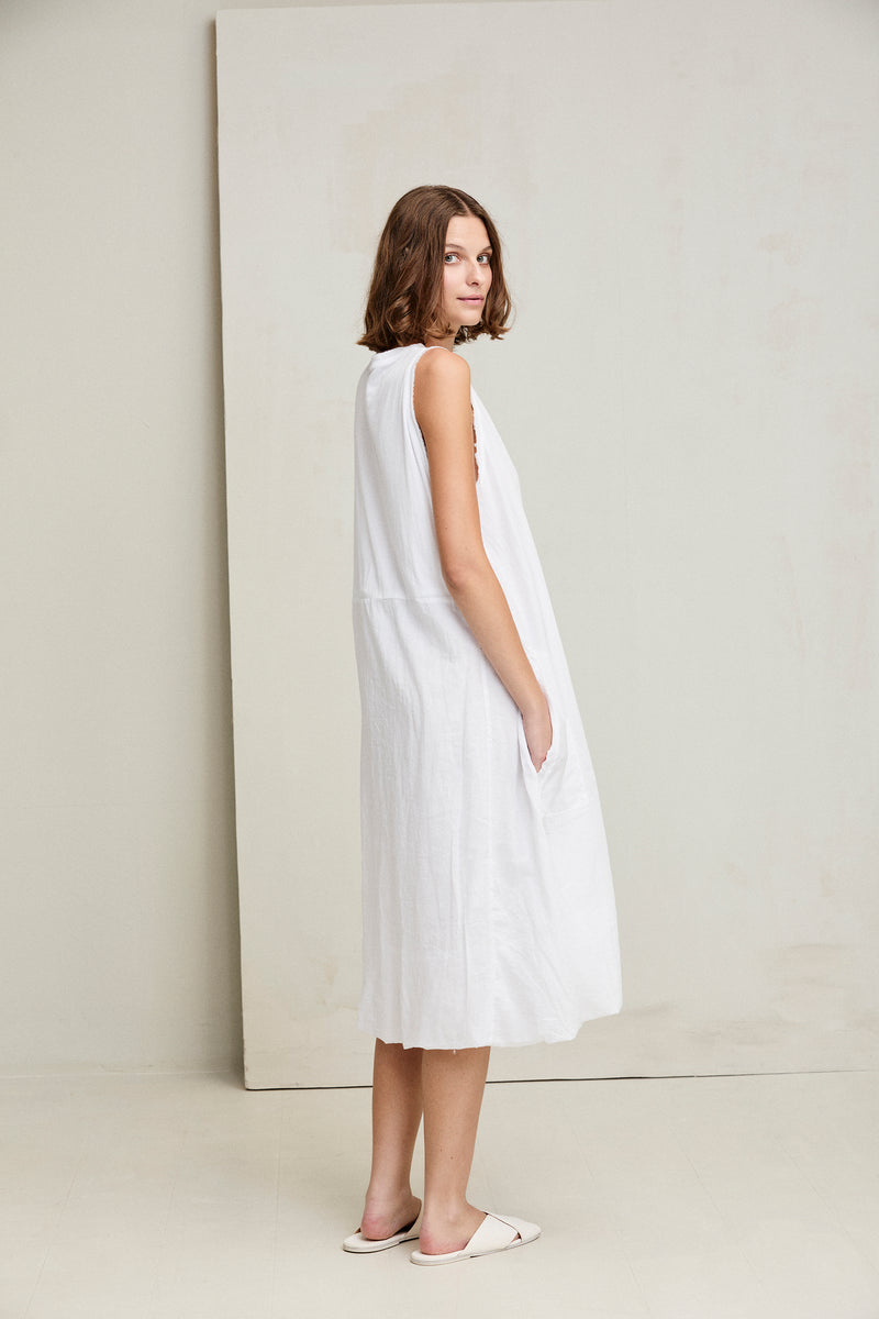 Cotton Voile Tulip Dress