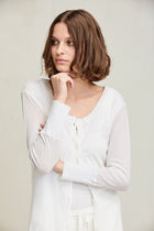 Doppio Crepe Cardigan