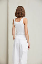 Doppio Crepe Turn Top