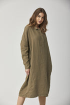 Linen Shirt Dress