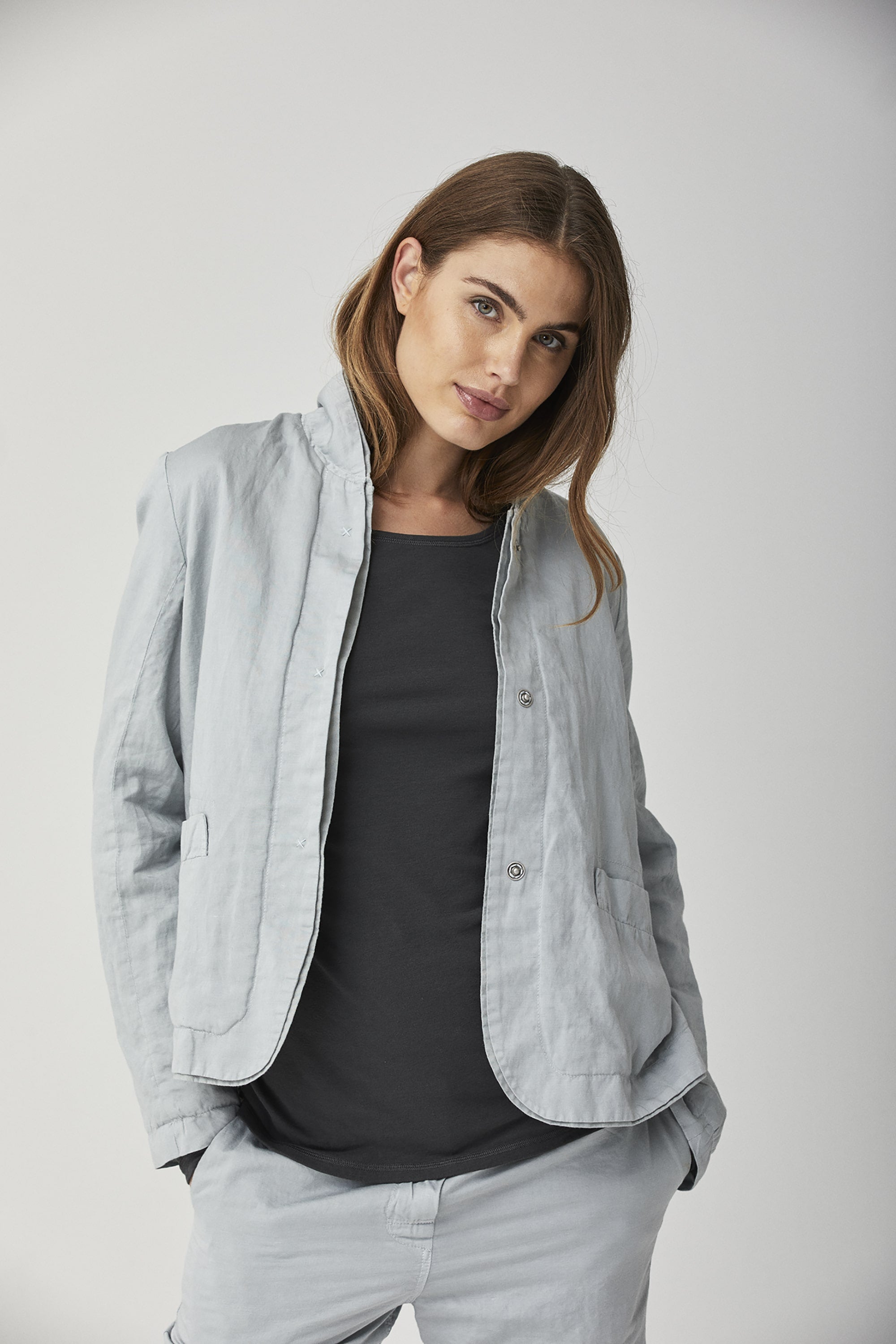 Cotton Linen Blazer