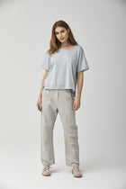 Cotton Linen Curved Pants