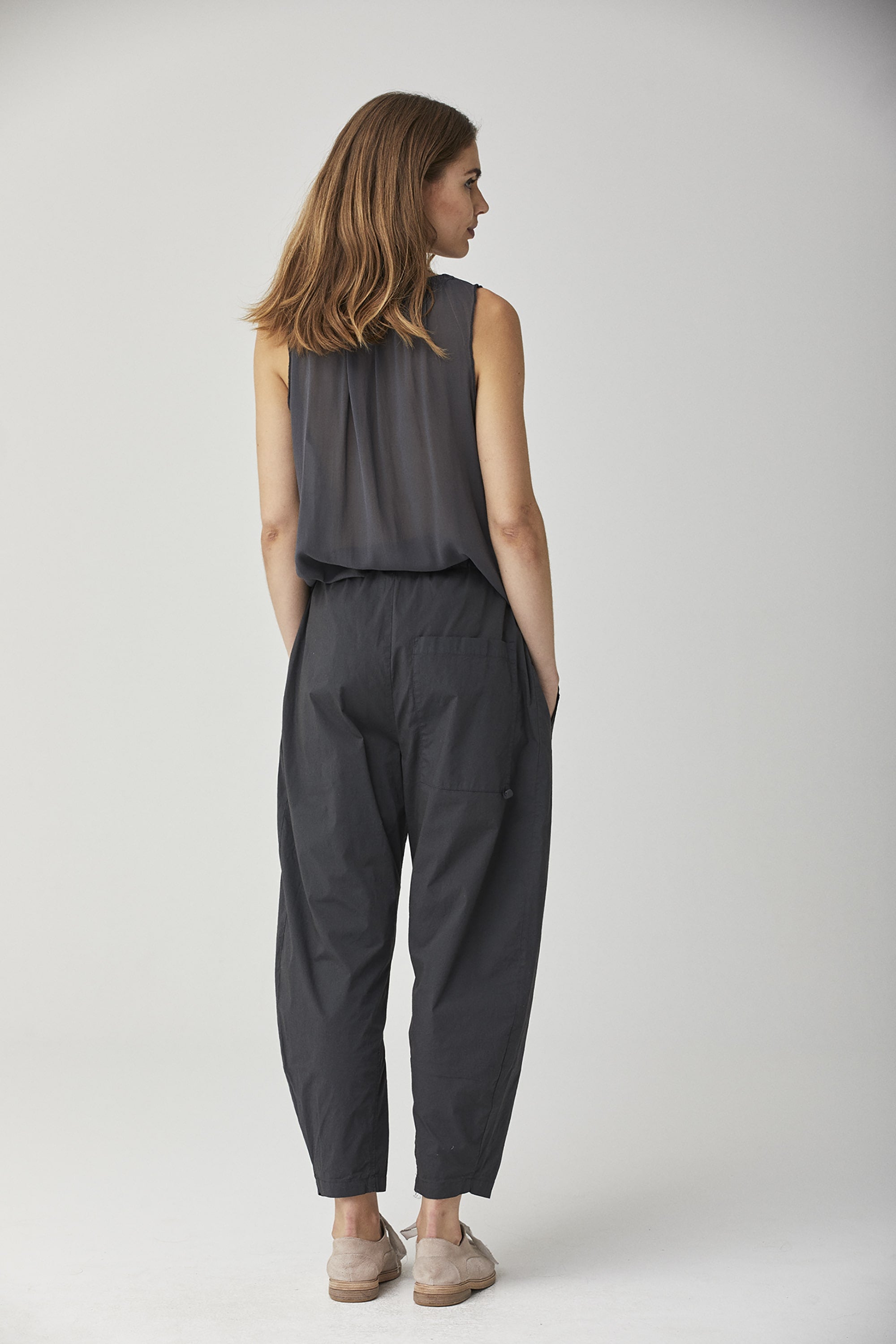 Cotton Stretch Easy Pants