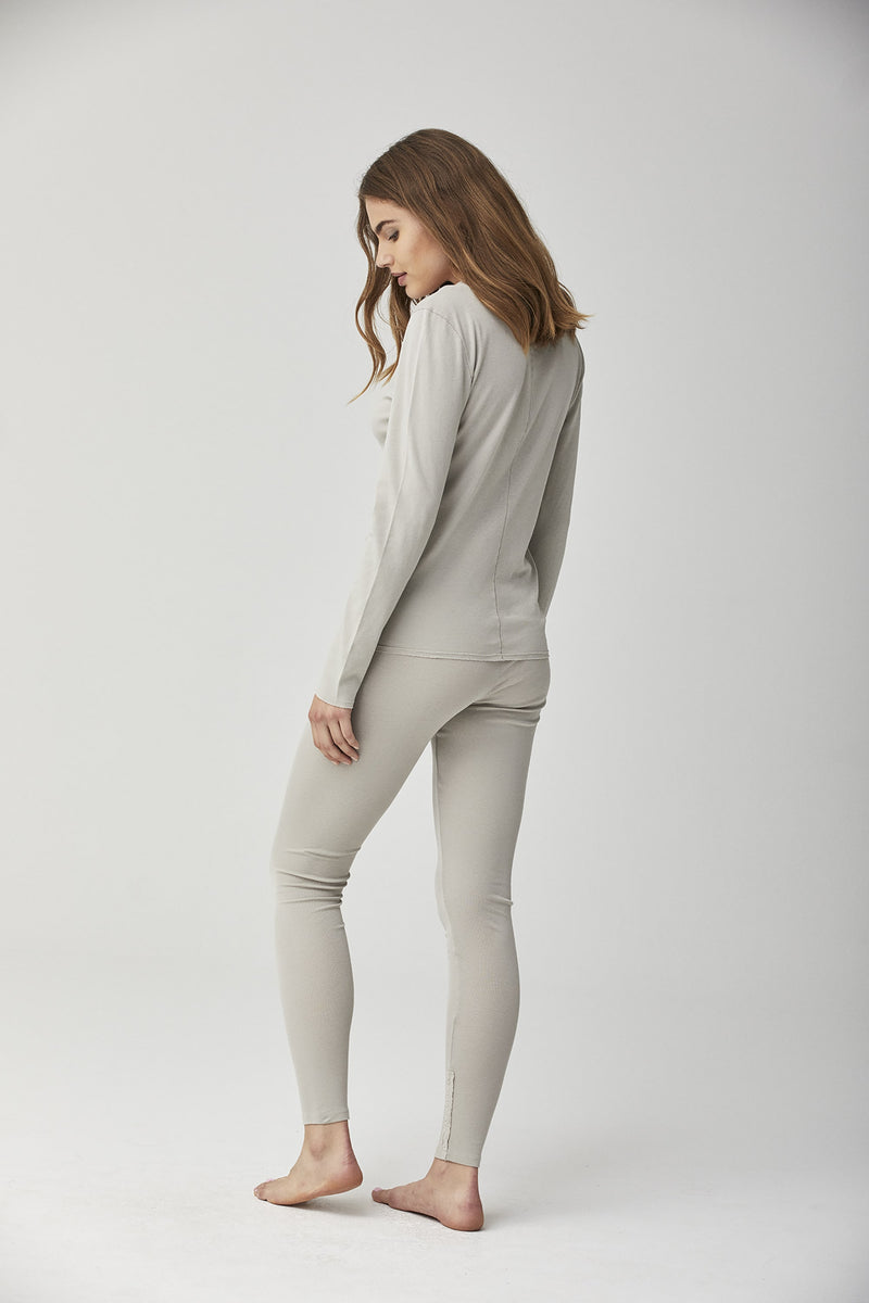Cotton Rib Leggings