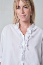 Cotton Frill Collar Dress