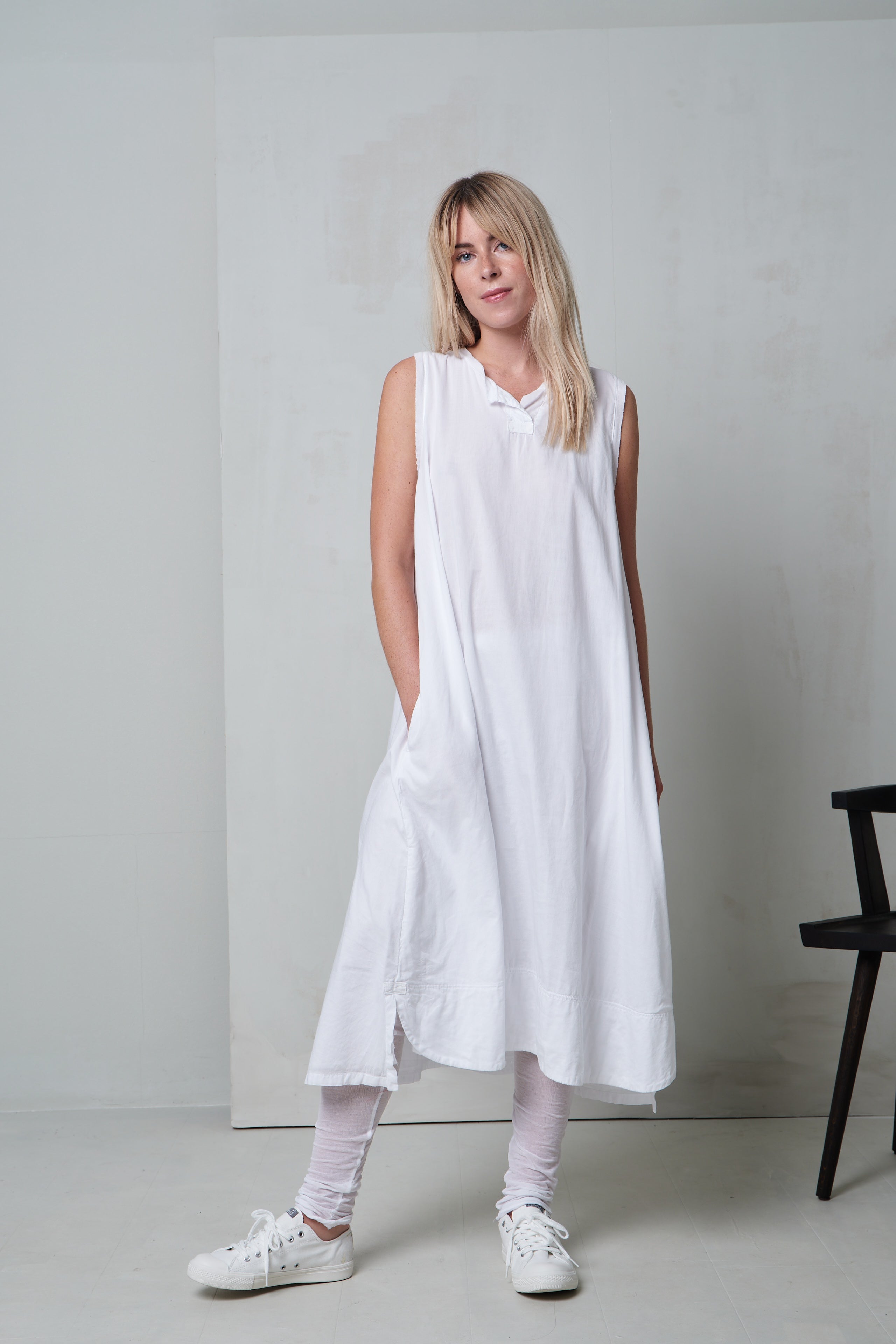 Cotton A-Shape Dress