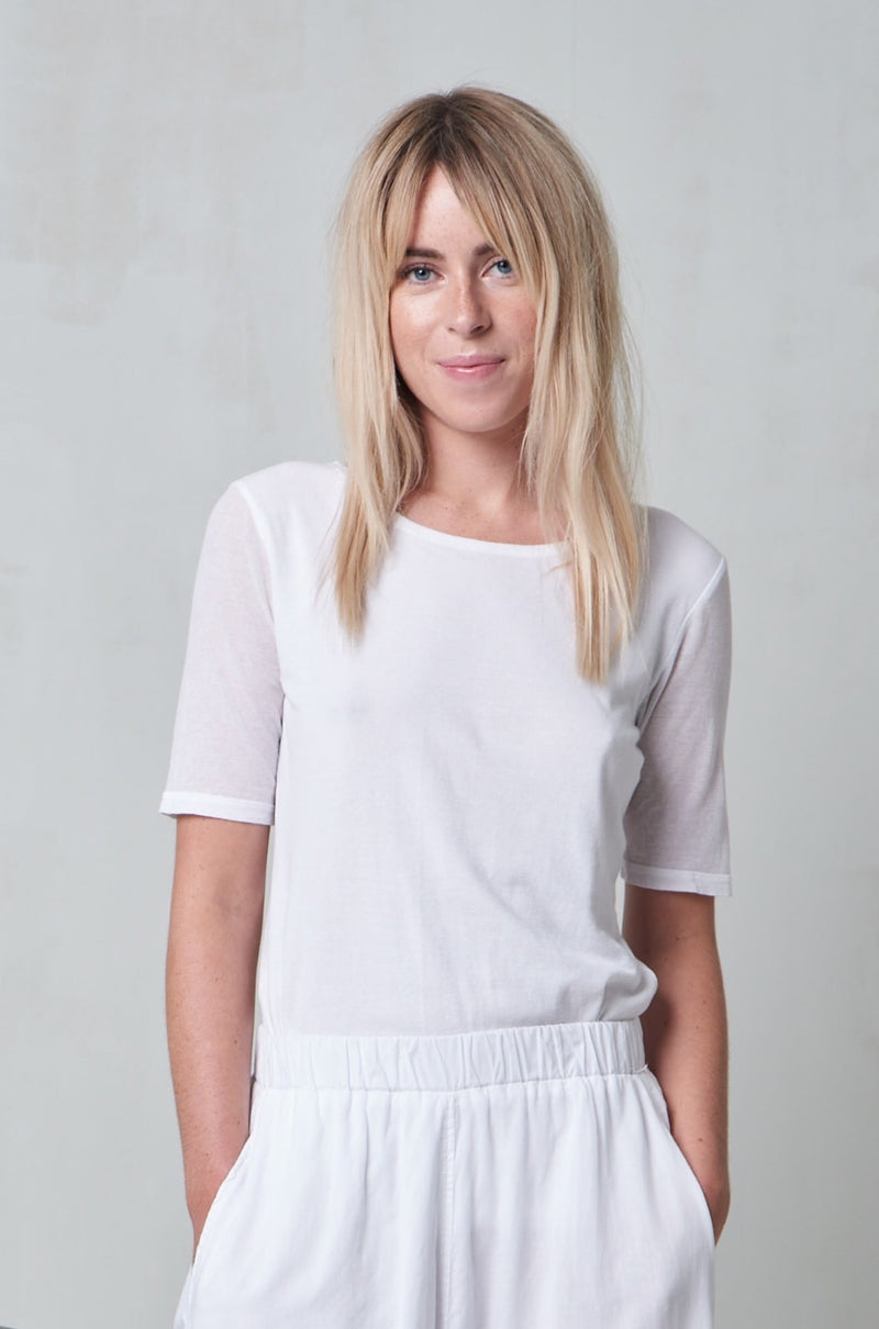 Cotton Crepe Tee