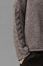 Wool Turtle Neck Cable