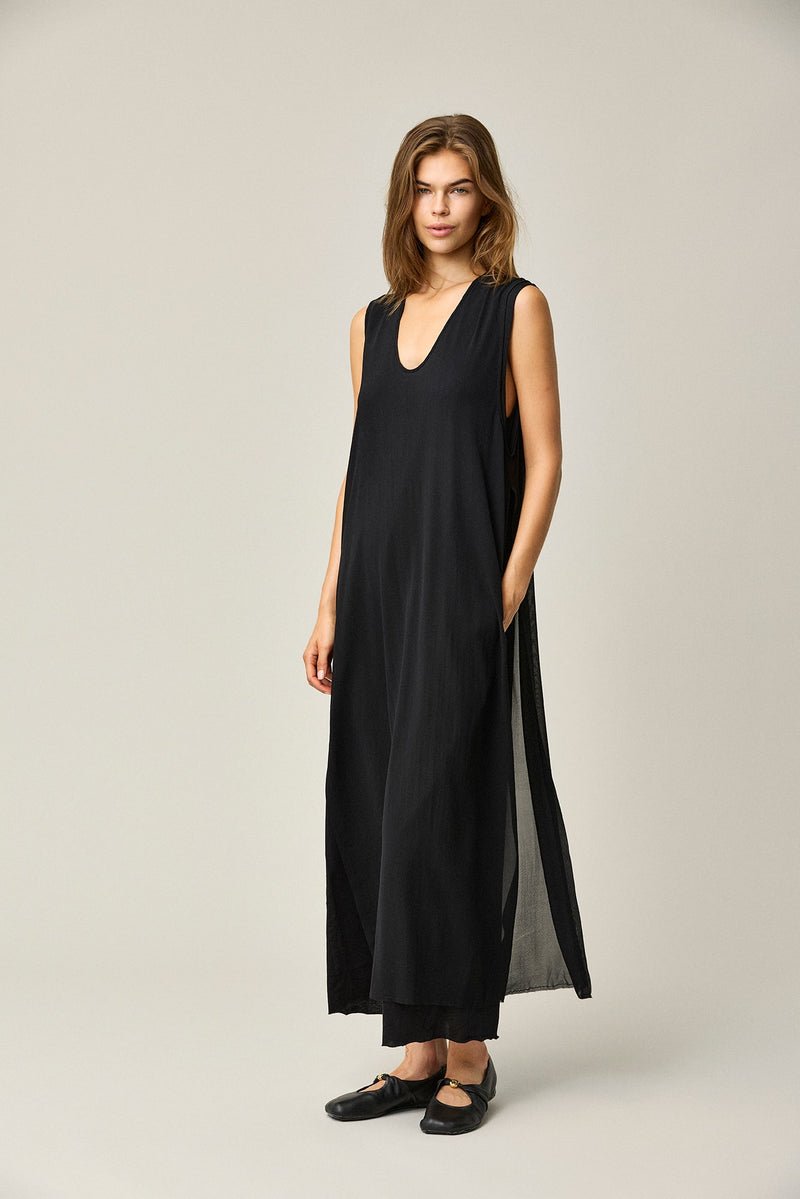 Silk Georgette Sleveless Dress