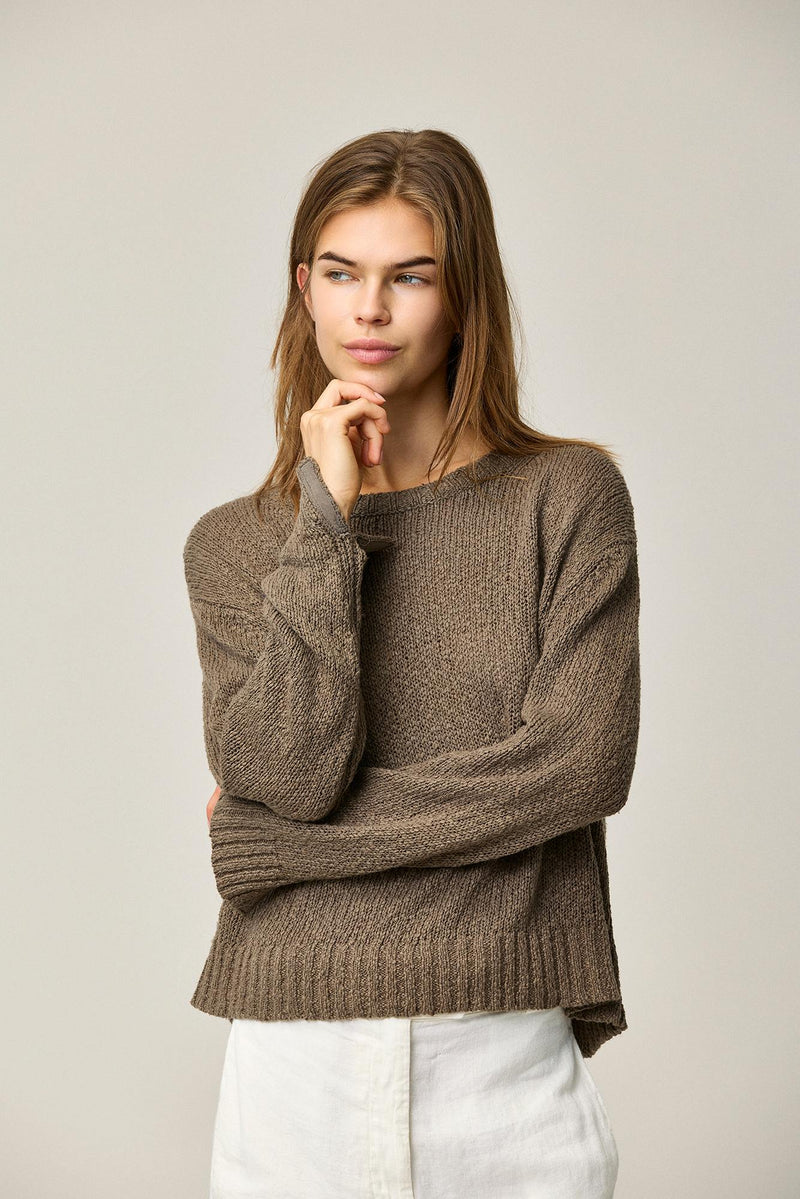 Cotton Linen Silk Pullover