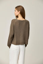 Cotton Linen Silk Pullover