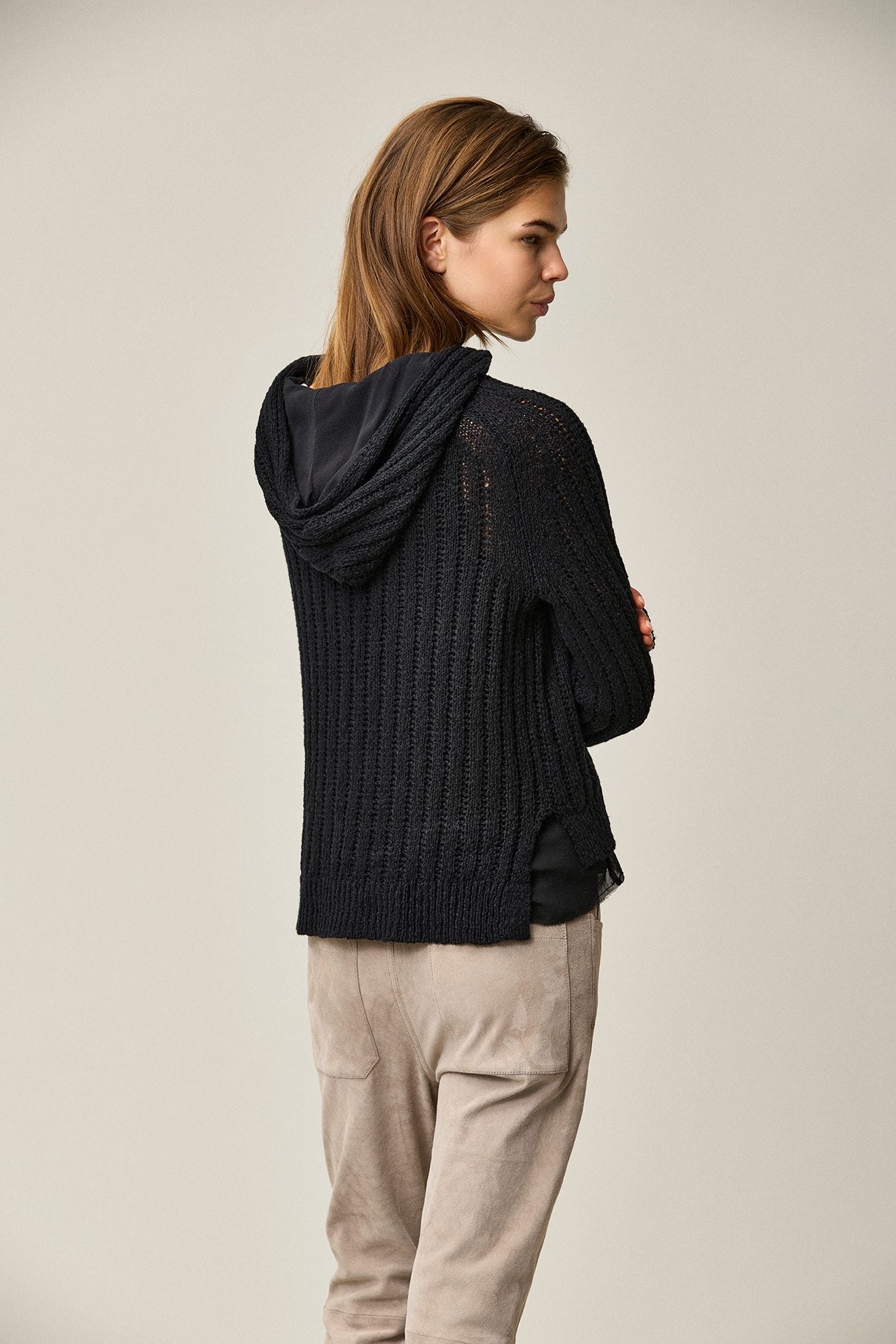 Cotton Linen Silk Hoodie