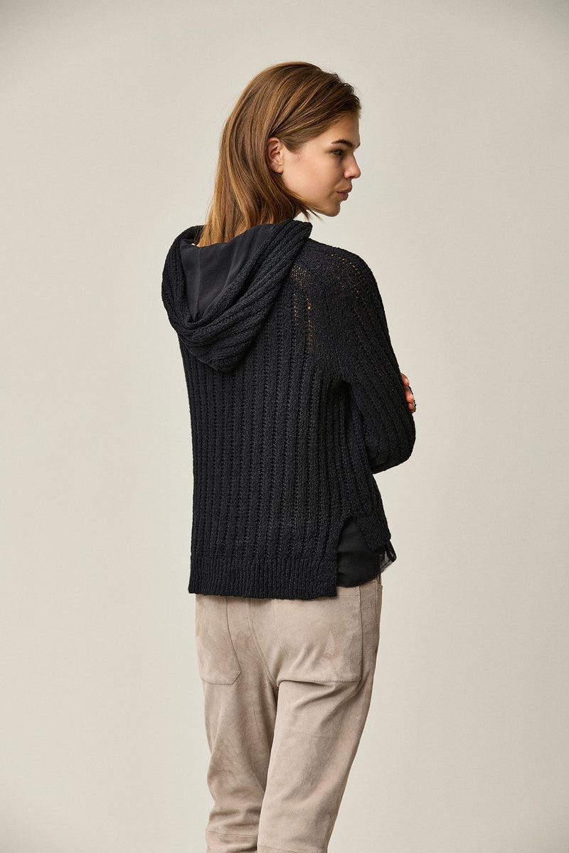 Cotton Linen Silk Hoodie