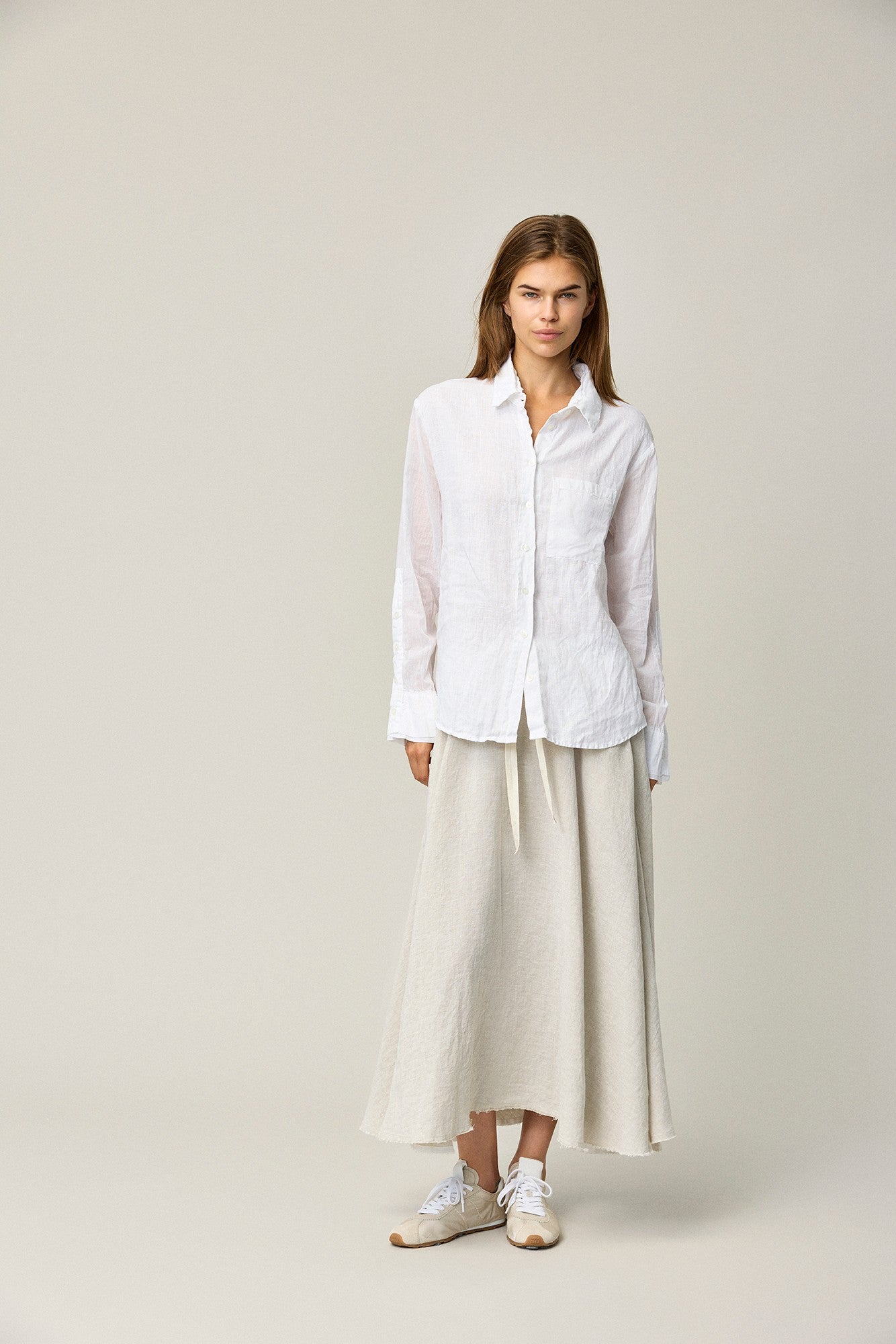 Luxury Linen Skirt