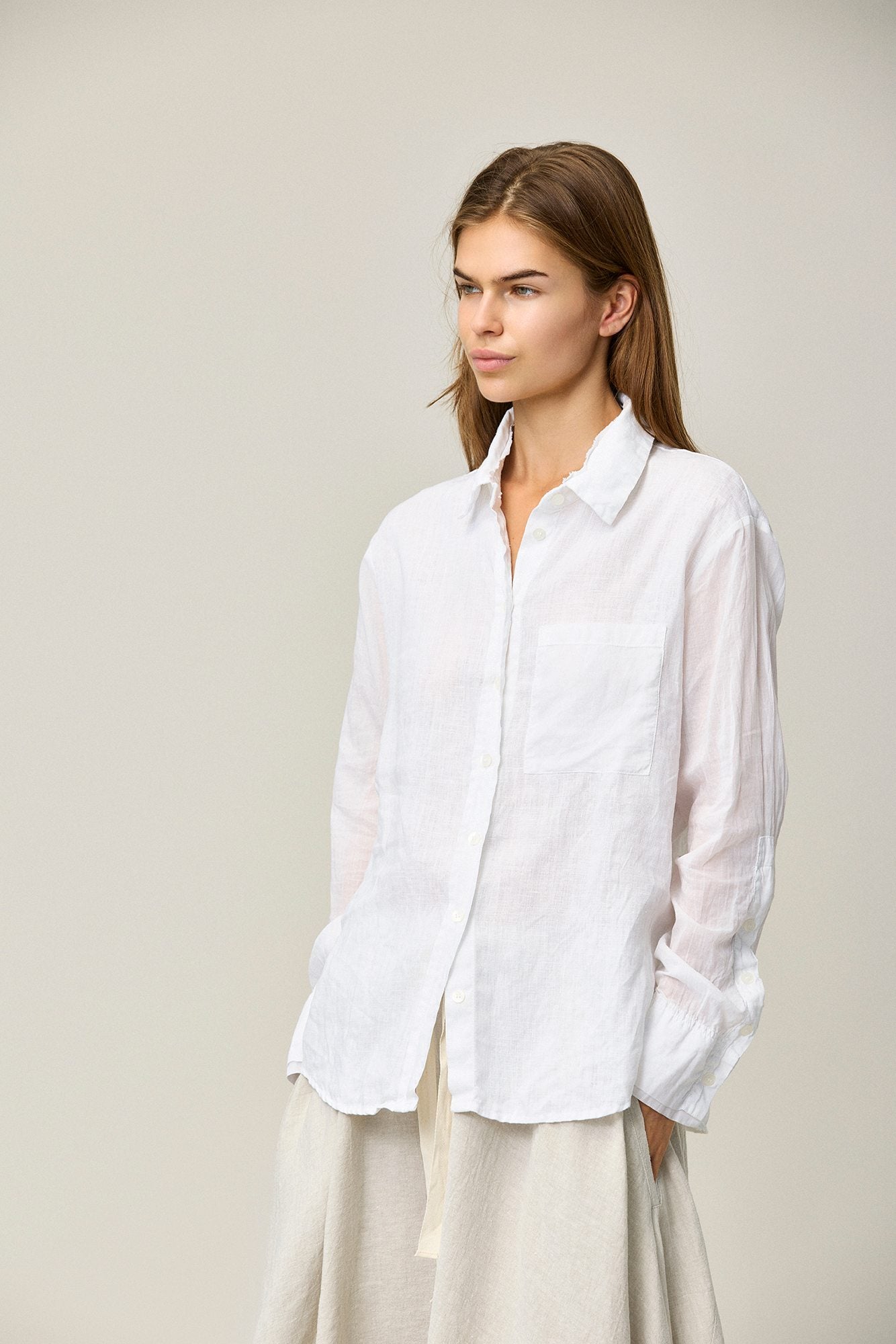 Linen Placket Shirt