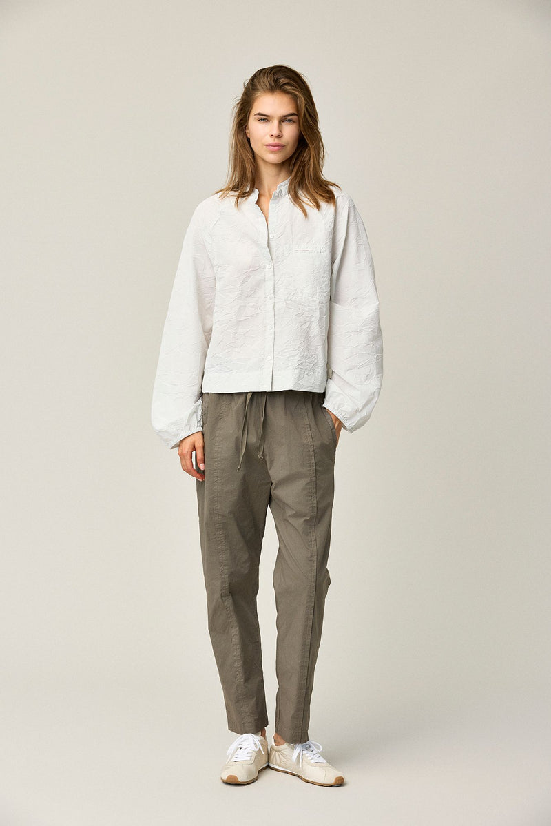 Crinkled Cotton Soft Shirt