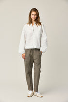 Basic Cotton Easy Narrow Pants