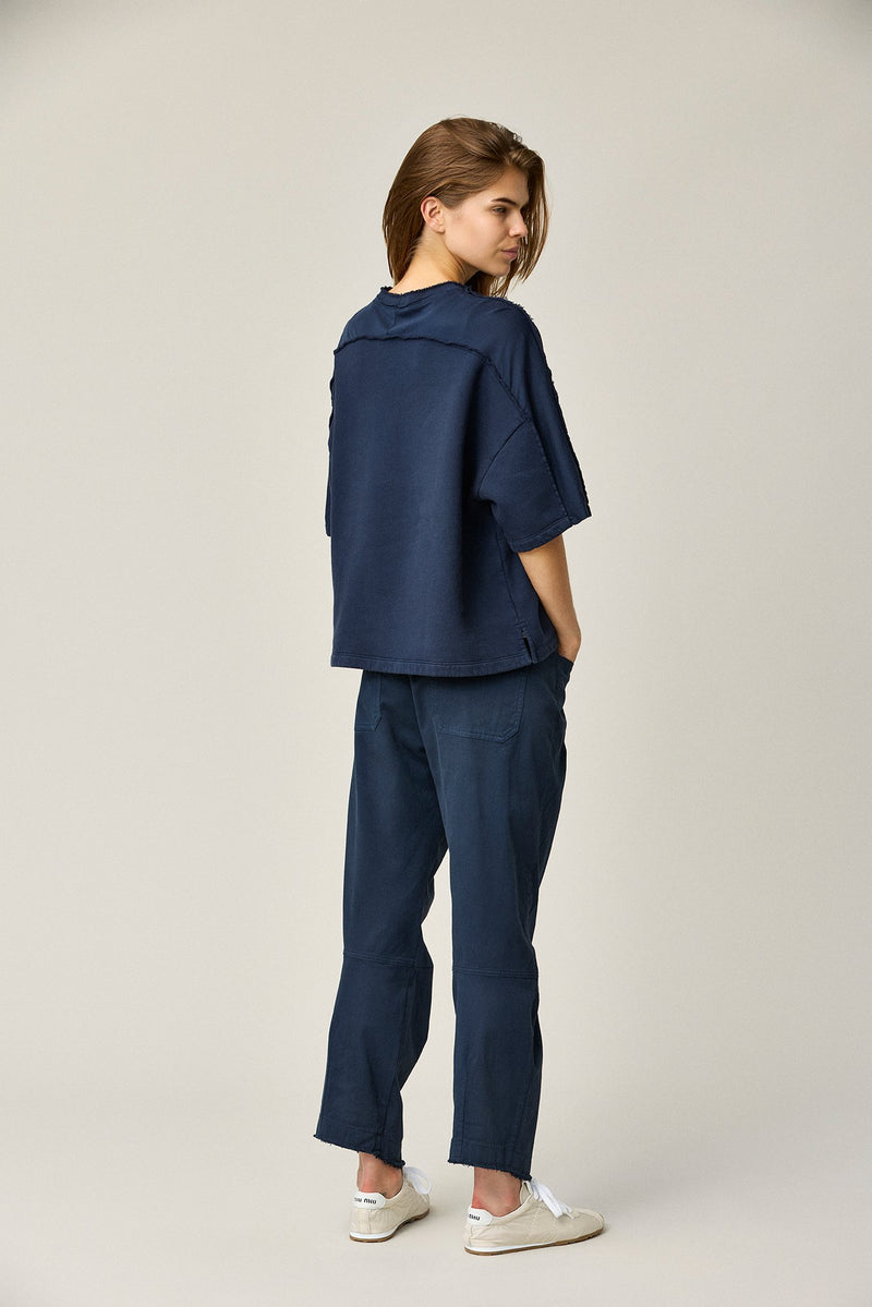 Casual Cotton Cropped Pants