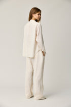 Silk Stripe Pants
