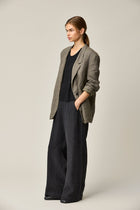 Linen Boyfriend Jacket