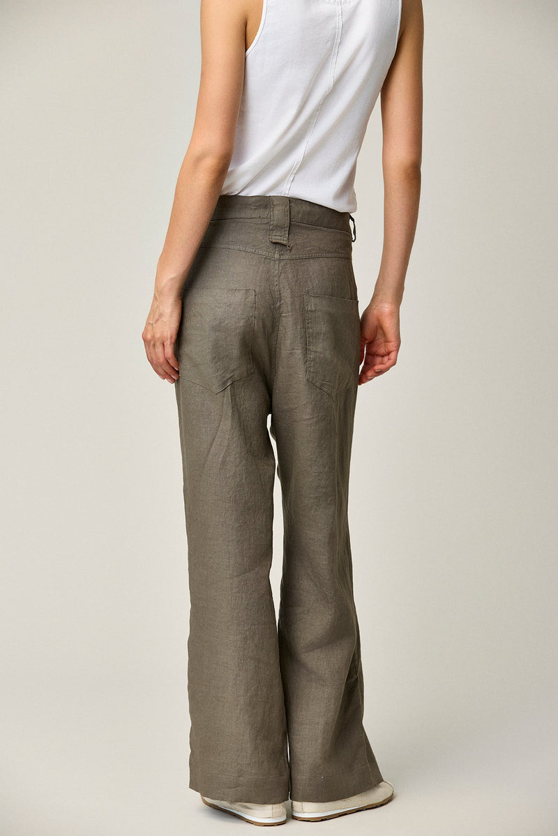 Linen Boyfriend Pants