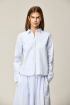 Cotton Stretch Jacket Collar Shirt