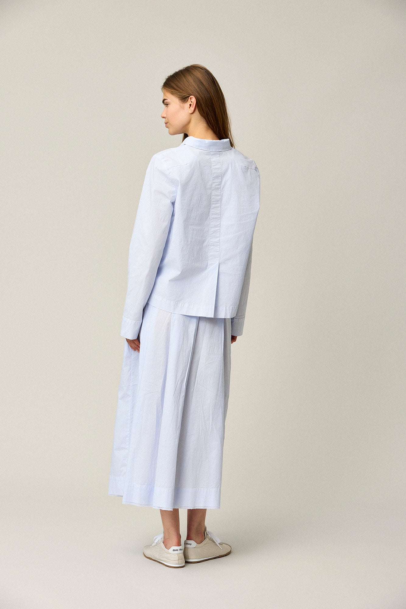 Cotton Stretch Jacket Collar Shirt