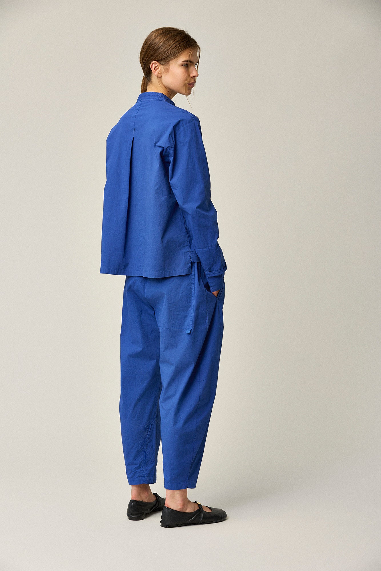 Cotton Stretch Double Cuff Shirt