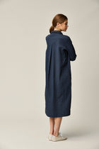 Cotton Stretch Pleated Dress