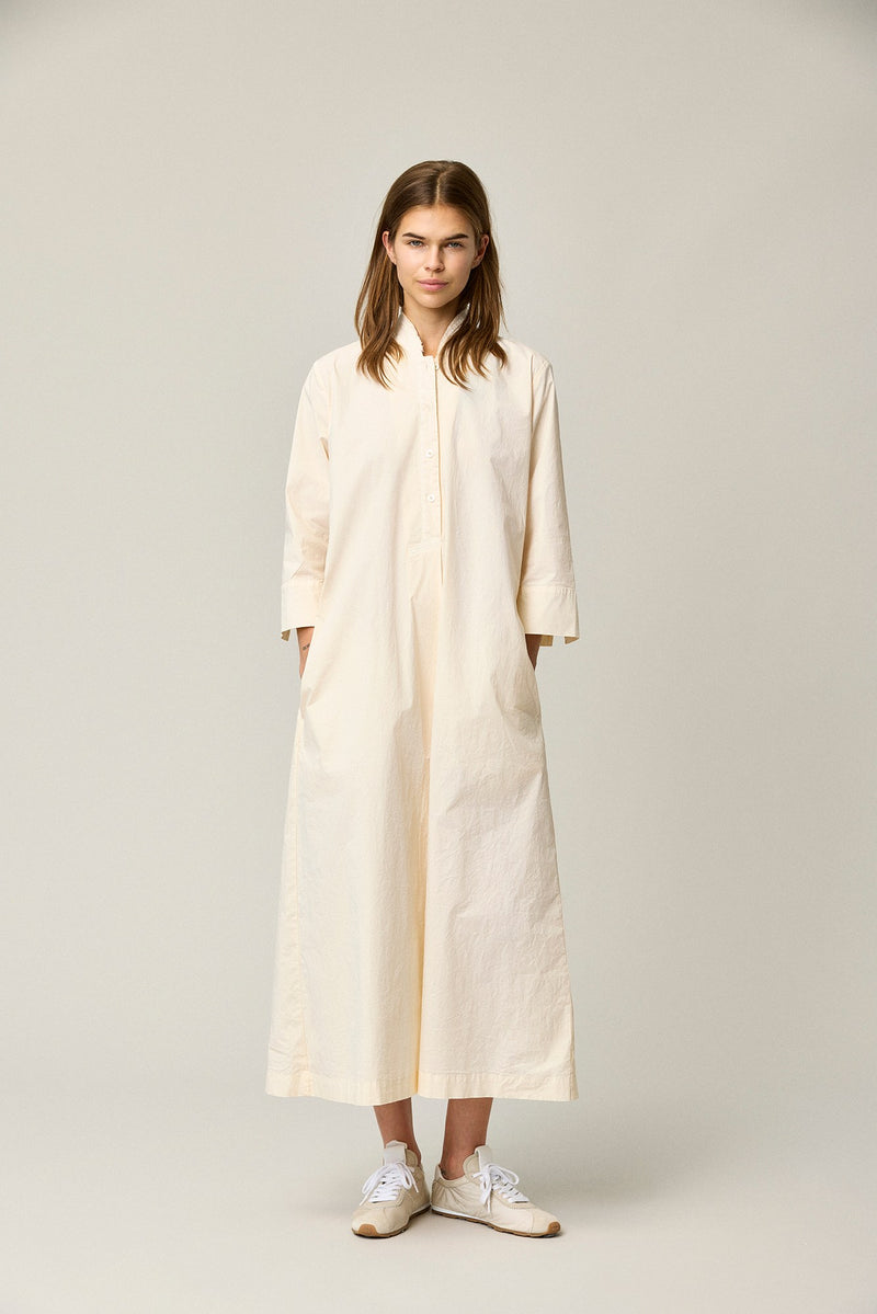 Cotton Stretch Long Dress