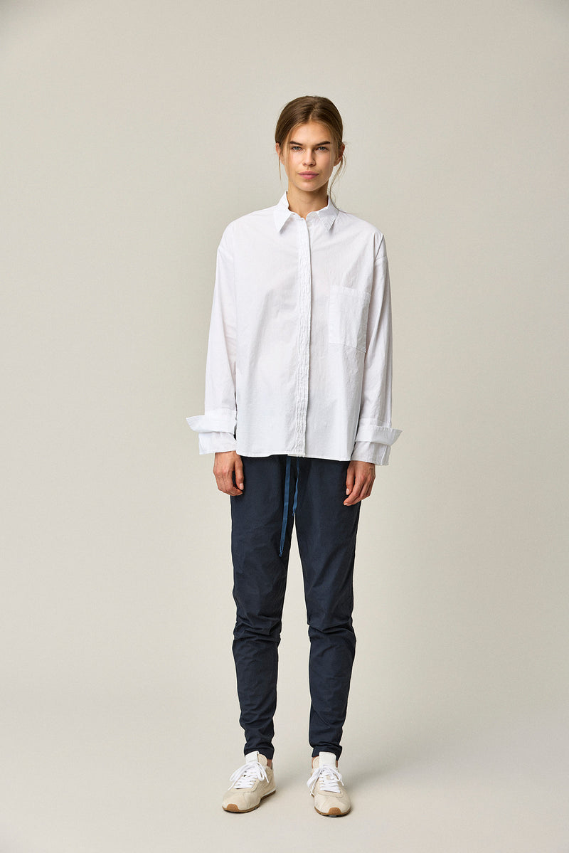 Cotton Stretch Boyfriend Shirt