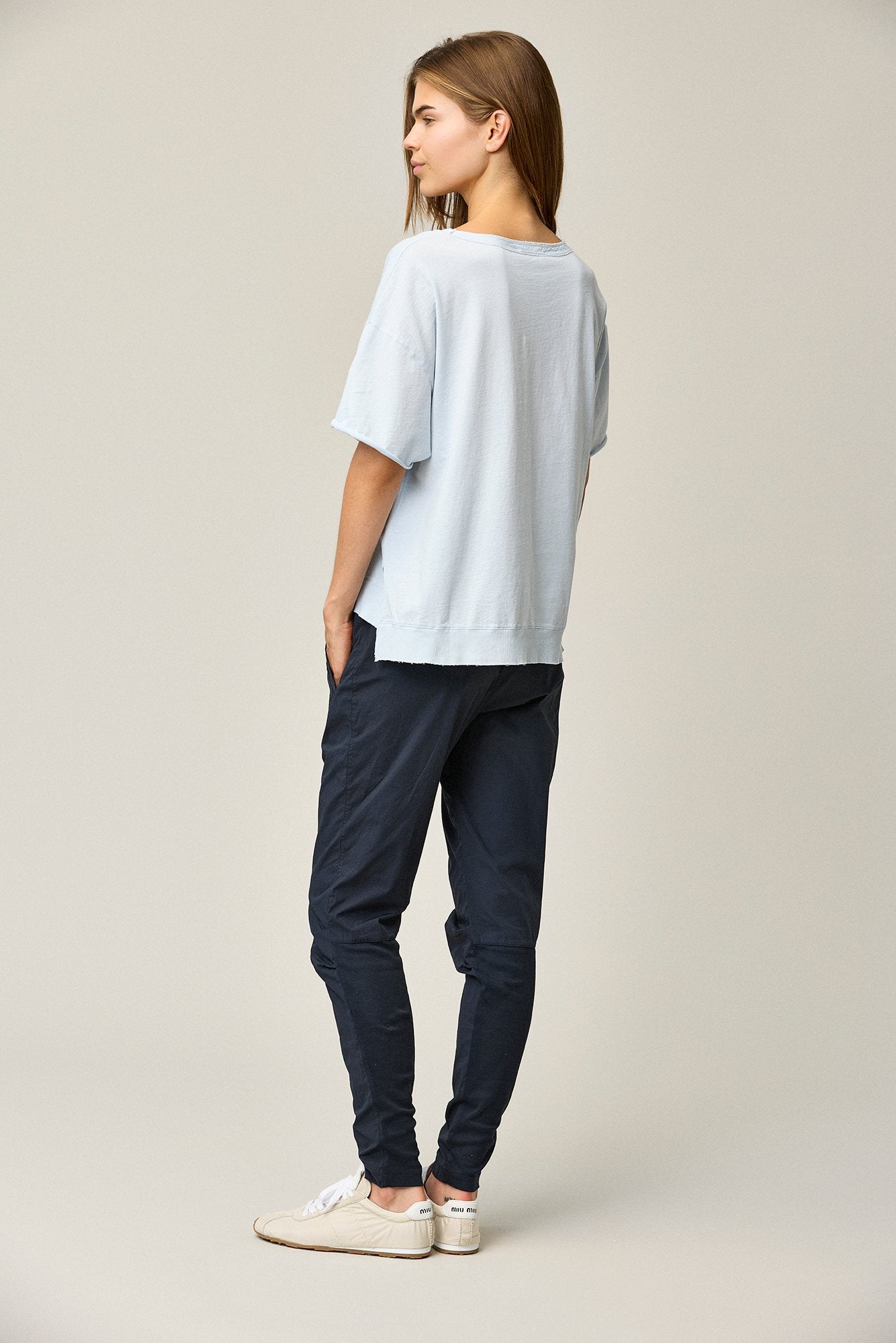 Basic Cotton Tappered Pants